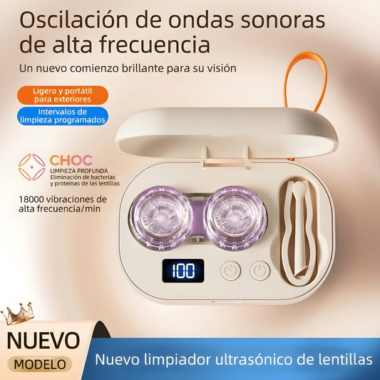 Di adiós a la irritación: limpieza profunda 360° para tus lentes de contacto