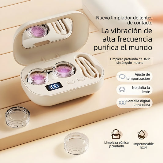 Di adiós a la irritación: limpieza profunda 360° para tus lentes de contacto